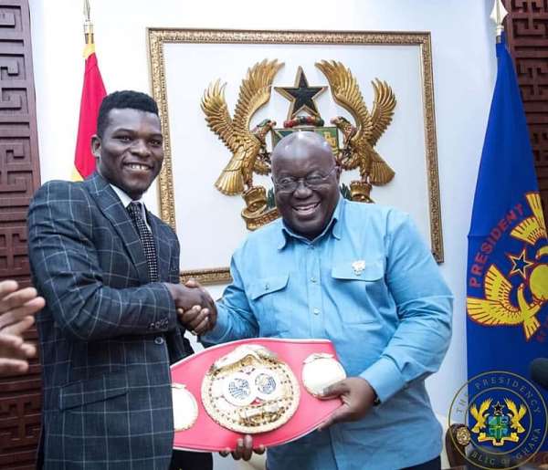 IBF Champion Richard Commey Receives Car, GHC50,000 From Nana Akufo-Addo