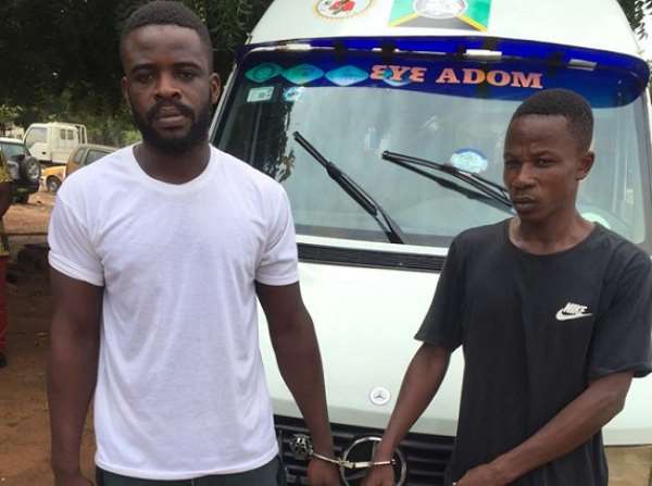 The suspected police beaters