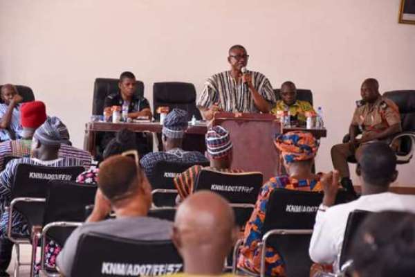 Kassena/Nankana Security Meets Stakeholders Over COVID-19