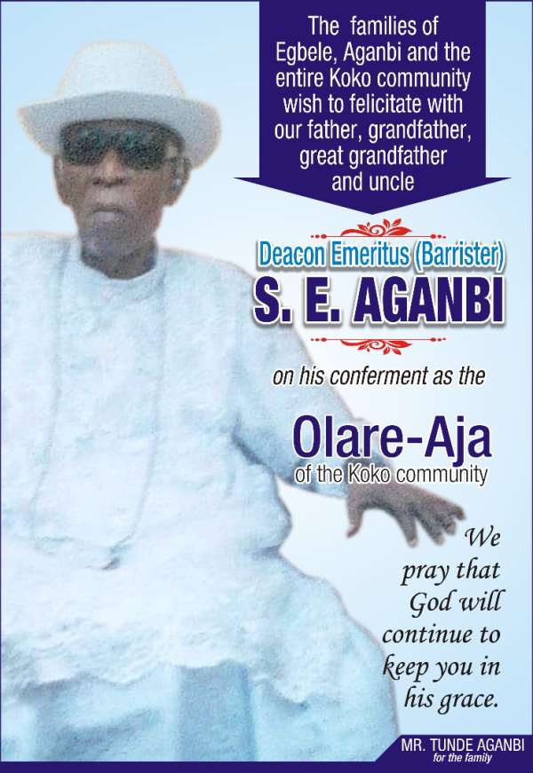 Second Republic Politician, Stephen Ejueyetsetsi Aganbi, Bows To Death At 99