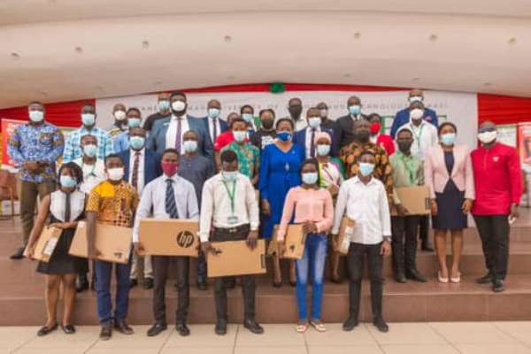 Zoomlion supports KNUST students with 50 laptops under SONSOL project