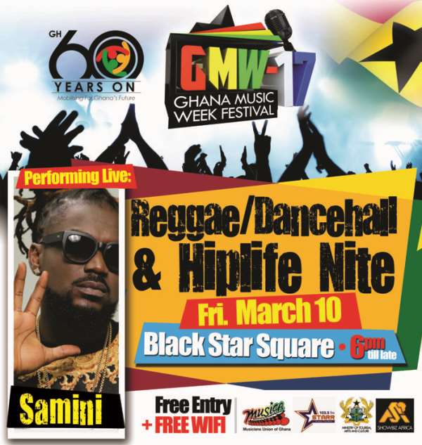 2017 Ghana Music Week Festival Climaxes with two major concerts at the