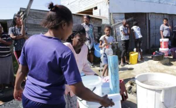 COVID – 19: Sanitation Minister Tour Homes; Educate Ghanaians On Judicious Use Of Free Water