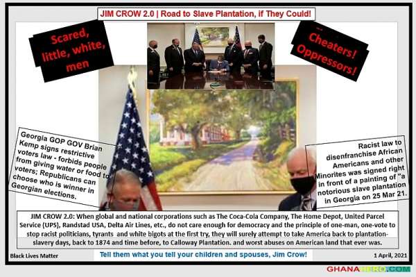 Brian Kemp Jim Crow 2.0-Scared white little men