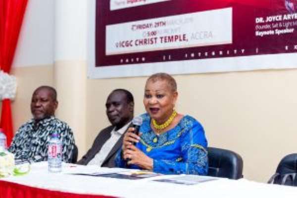 Joyce Aryee Ask Central University Graduate School Students To Be Change Leaders