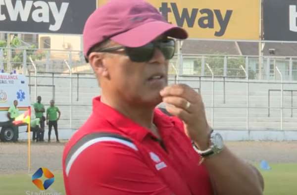 Asante Kotoko head coach Mariano Barreto