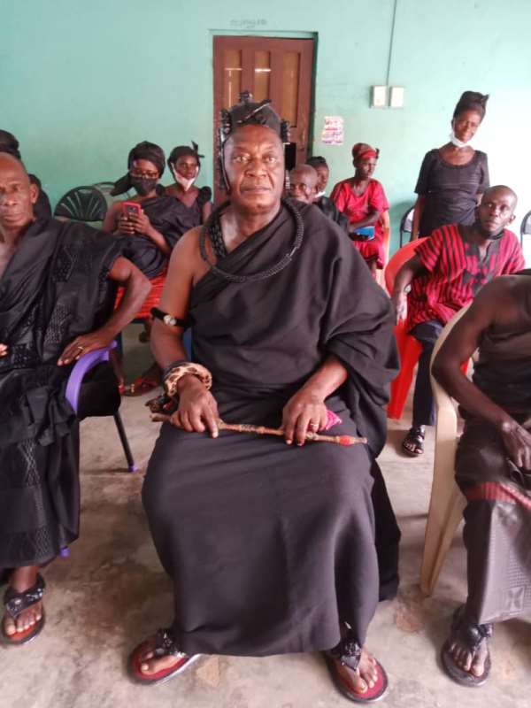 Doduo Biribi Aduonum-Gyeabour I installed Chief Of Nkotumso-Nkasawura after 10years dispute