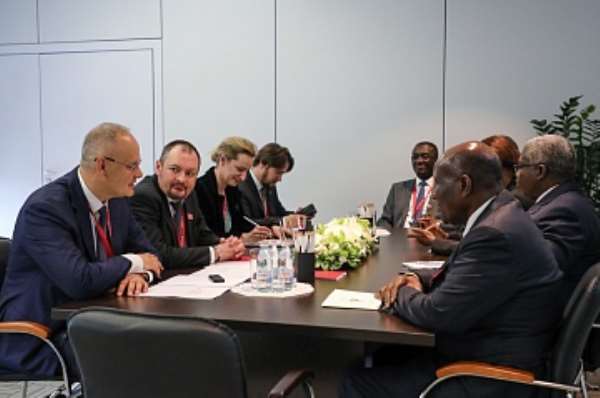 Russia, Côte d’Ivoire Discuss Cooperation At SPIEF'19