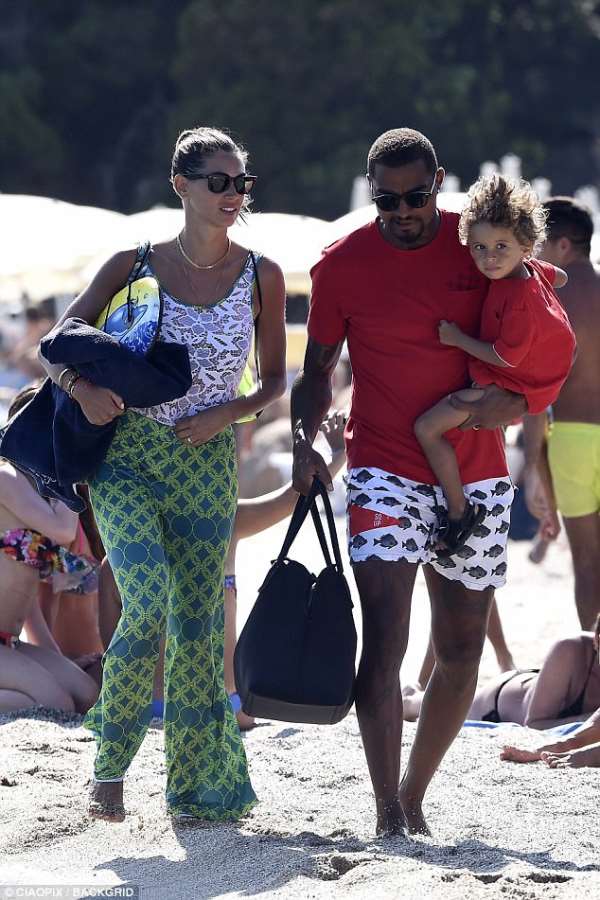 PHOTOS: Kevin Boateng and sizzling wife Melissa Satta hit Italian beach ...