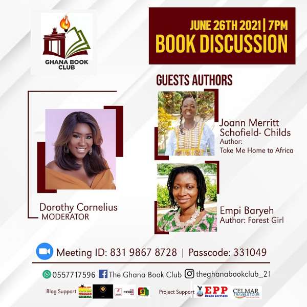 PEOPLE & LIFESTYLEEmpi Baryeh and Joann Schofield-Childs to Headline Ghana Book Club’s June Discussion