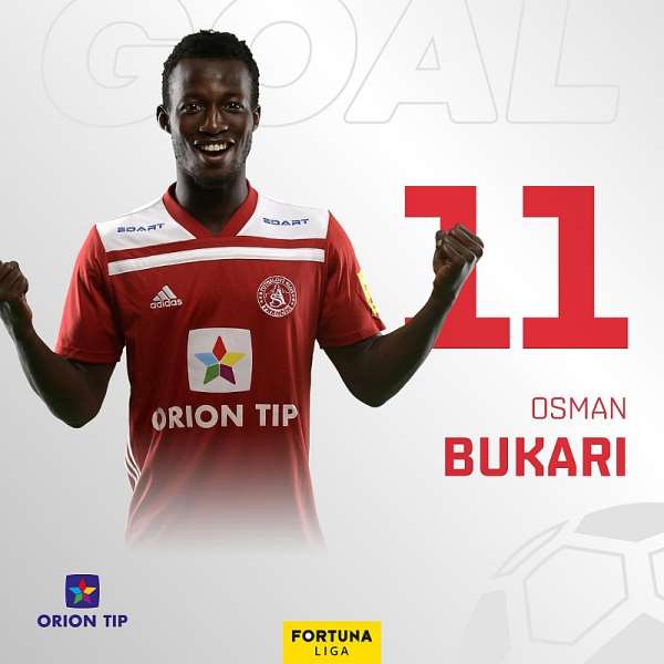 Ghana Youngster Osman Bukari Scores In AS Trenčín’s Win 3-1 At FK Senica