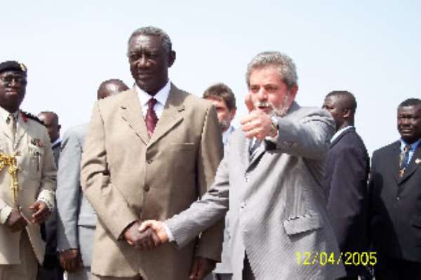 Brazilian President arrives