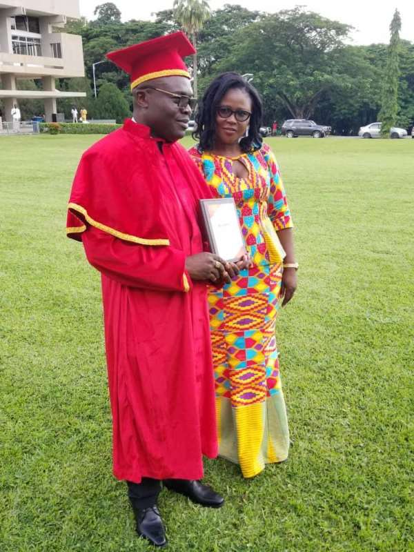 K. Badu And His Wife
