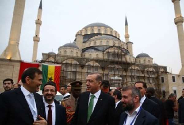 Flashback: 2016: Turkish President at new mosque in Accra