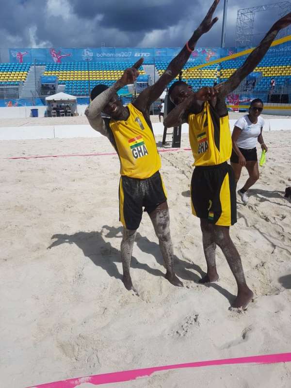 Ghana Beach Volleyball through to semifinals at Bahamas 2017