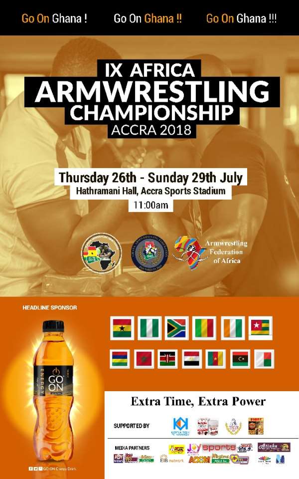 Go On African Arm wrestling Challenge Rocks Ghana