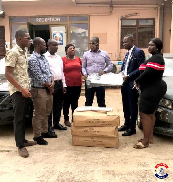 Wisconsin Tescon donates LED street lights to University