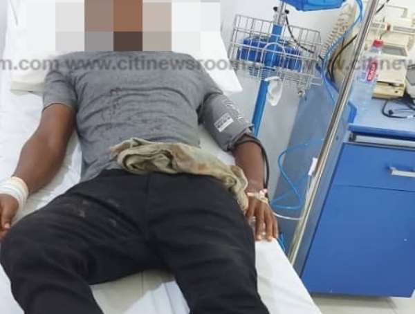 East Legon: Motor rider shot by soldier in military pick-up vehicle