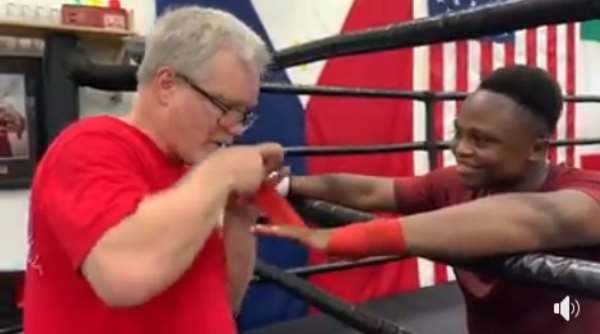 Isaac Dogboe Returns To Training Under Freddy Roach