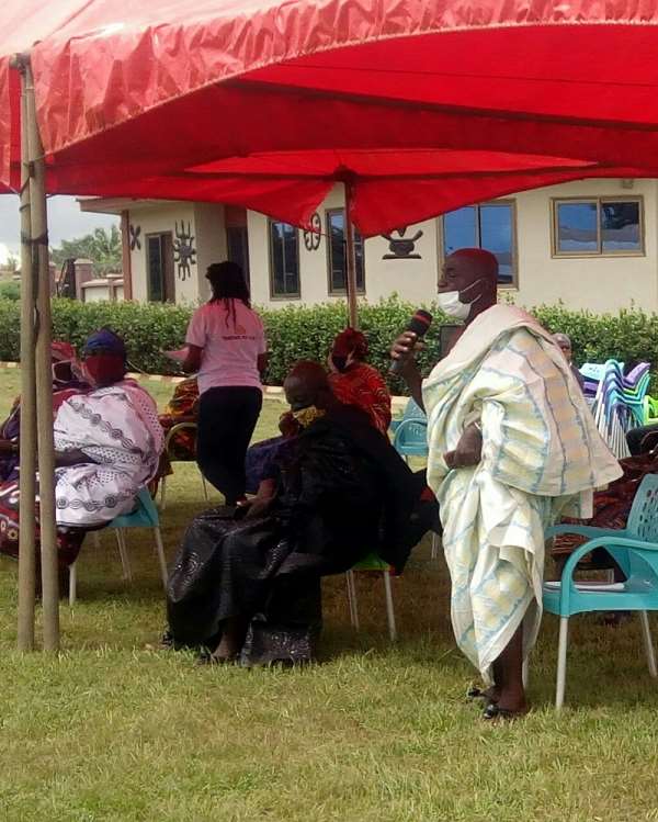 Asantehene Otumfuo Osei Tutu II Shows Readiness To Help Fight COVID-19 In Ahafo Region