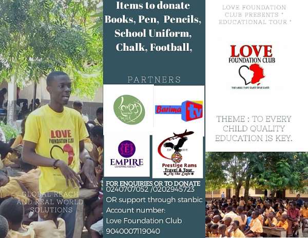 Love Foundation Club To Embark On A Nationwide Educational Support Tour