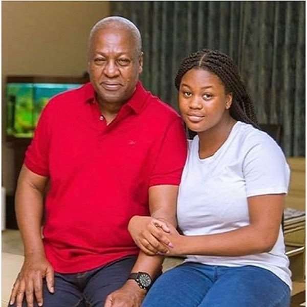 My daughter Farida not on Facebook, Instagram; ignore fake accounts — Mahama