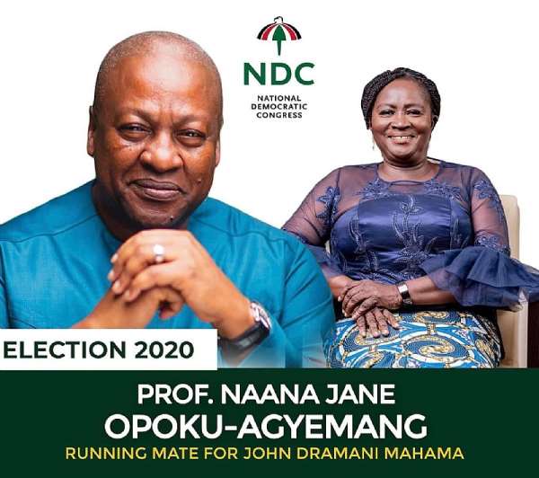 Running Mate: NDC Proforum Congratulates Prof. Jane Naana Opoku-Agyemang