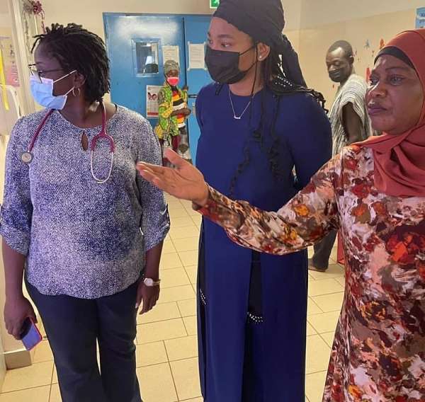 Founder Of Mama Mariam’s Foundation Donates Fully Connected Polytank To Tamale Teaching Hospital