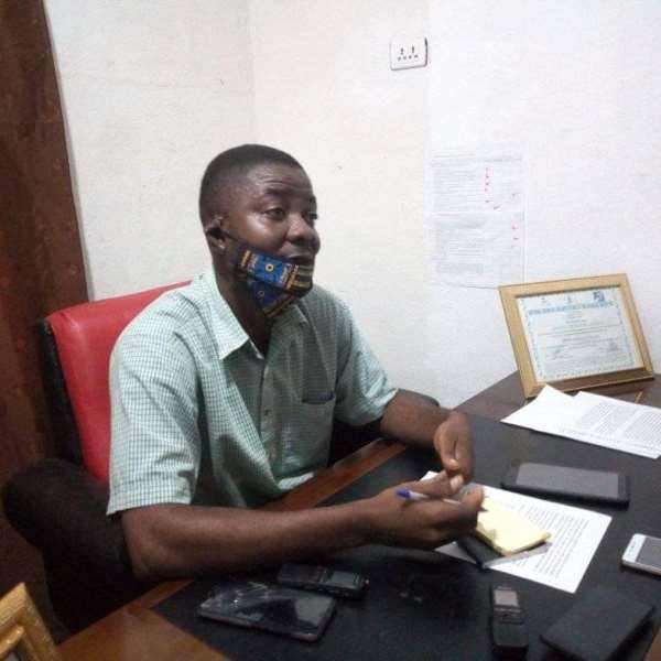 IDI Boss Dixon reading the statement