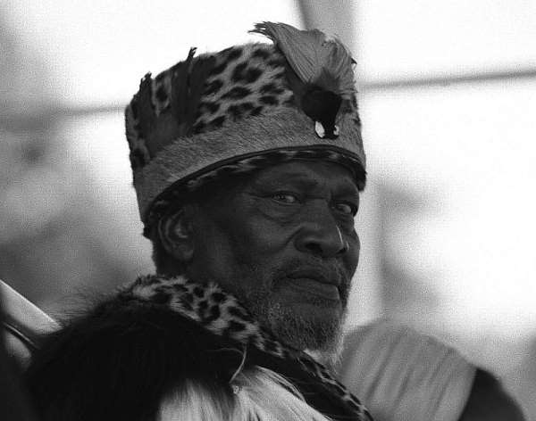 Kenya's founding president Jomo Kenyatta attends a ceremony in 1964 in Nairobi.
- Source: Photo by Anwar Hussein/Getty Images