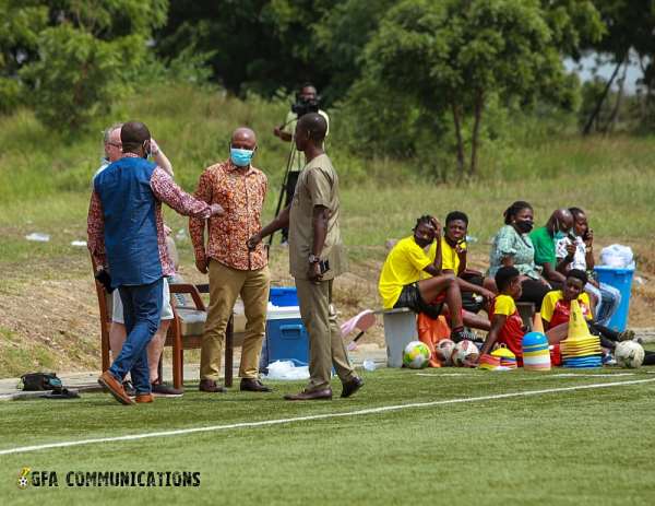 GFA president visits Queens and Princesses in Prampram