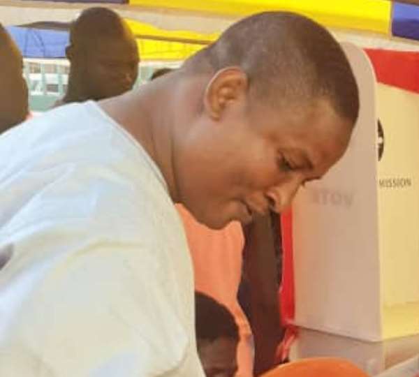 Ramadan Visits EC Registration Center, Interacts With EC, NDC Officials At Adentan