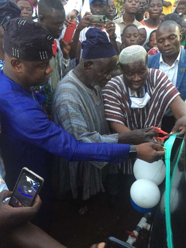 Farouk Aliu Mahama Commissions Mechanised Boreholes In Yendi