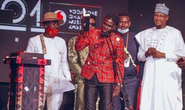 Kuami Eugene Breaks Silence After Winning VGMA21 Artiste Of The Year Award