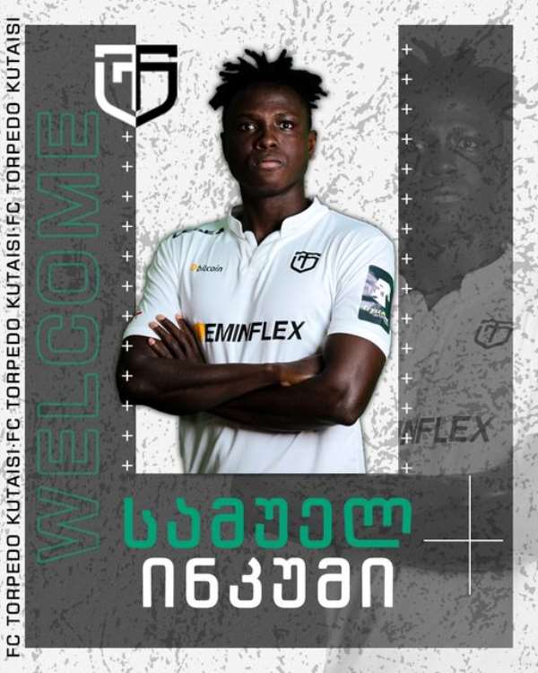 Former Ghana defender Samuel Inkoom re-joins Georgian side Torpedo Kutaisi