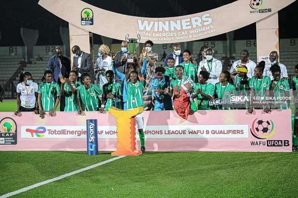 Hasaacas Ladies beat Nigeria's Rivers Angels to win in Caf WCL Wafu B final