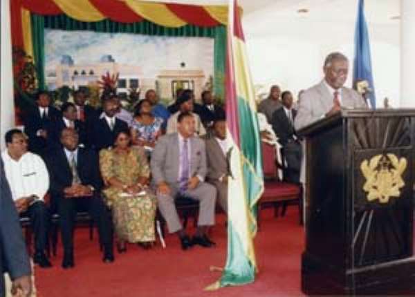 Confusion in President Kuffour's Press Conference.