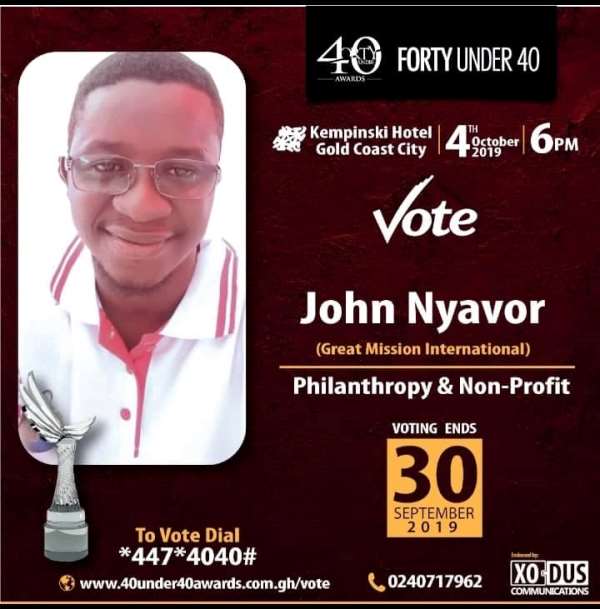 Great Mission International Home Boss Nominated For Forty Under 40 Awards