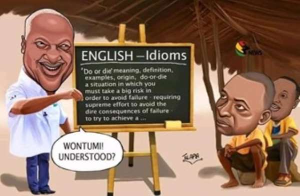 Brɔfo! How JM outwitted them with language