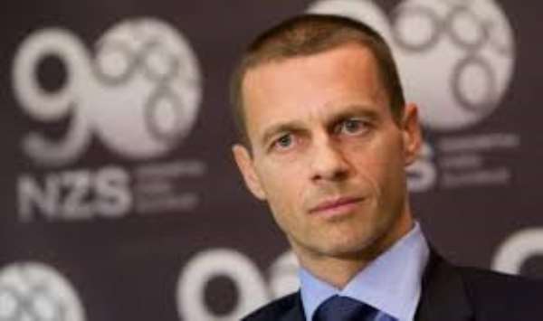 Ceferin elected UEFA president as banned Platini bids farewell