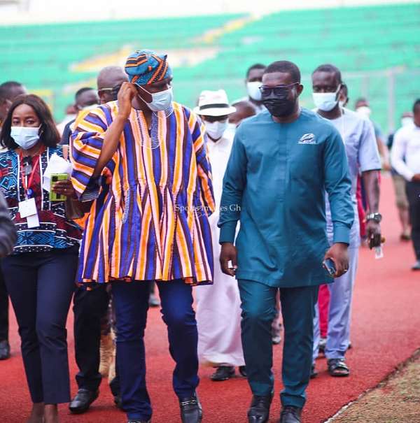 Sports Minister inspects renovated Baba Yara Sports Stadium