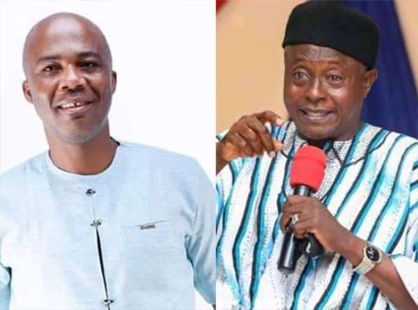 Alhaji Umar Bodinga, MCE nominee for Abuakwa North and Eric Tetteh, Yilo Krobo Municipal