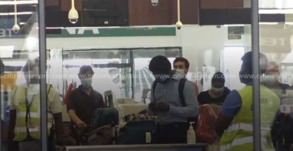 First Batch Of Passengers Arrive After Airport Reopening