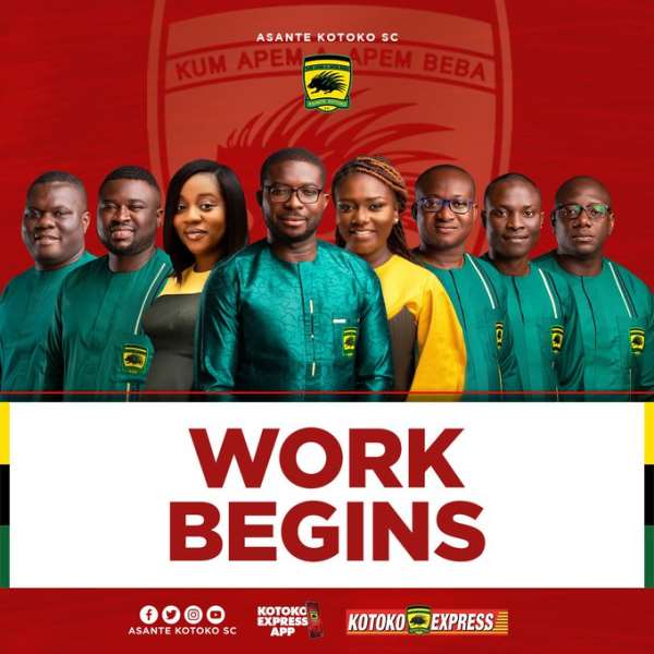 New Asante Kotoko management team