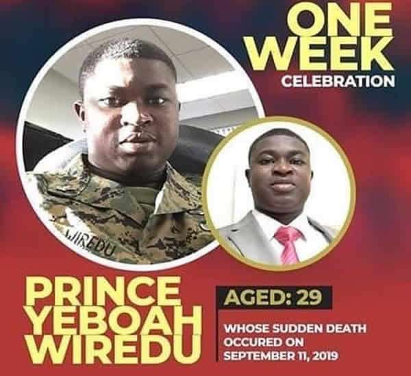 Ghanaian-born US citizen who allegedly committed suicide was sacked from US Navy