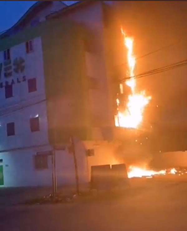 Fire guts old Kasapa FM building