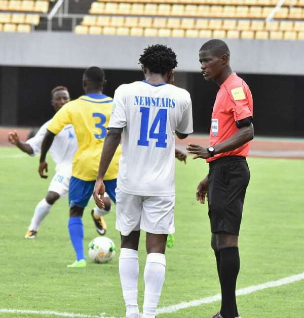 2022 WCQ: Atcho Ghislain officiates Ghana against Zimbabwe in Cape Coast