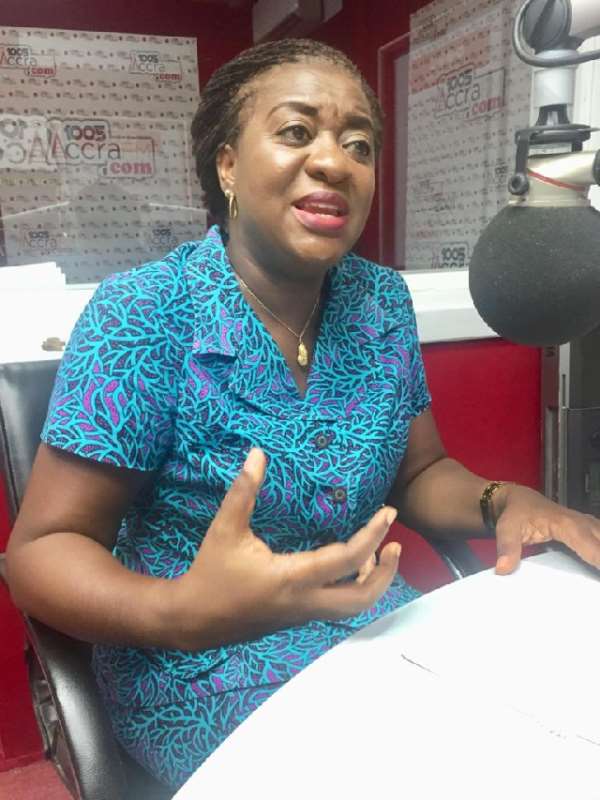 Progressive People's Party (PPP) flagbearer Ms Brigitte Dzogenuku