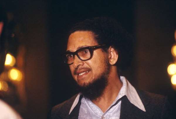 A younger Dennis Brutus, president of the South African Non-Racial Olympic Committee in Montreal, Canada in 1976.
- Source: Neil Leifer /Sports Illustrated via Getty Images