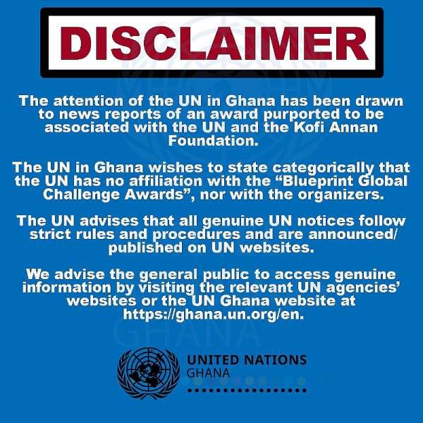 UN Speaks On Dr UN’s Fake Awards Saga
